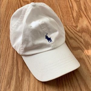White Polo hat